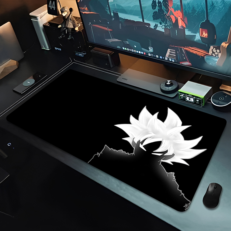 Gaming Accessories Setup - DBZ Siyah Anime Mouse Pad Dragon