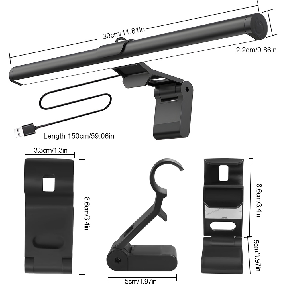 Gaming Accessories Wall Mount - Masaüstü Bilgisayar Monitör Ekranı Asılı Işık