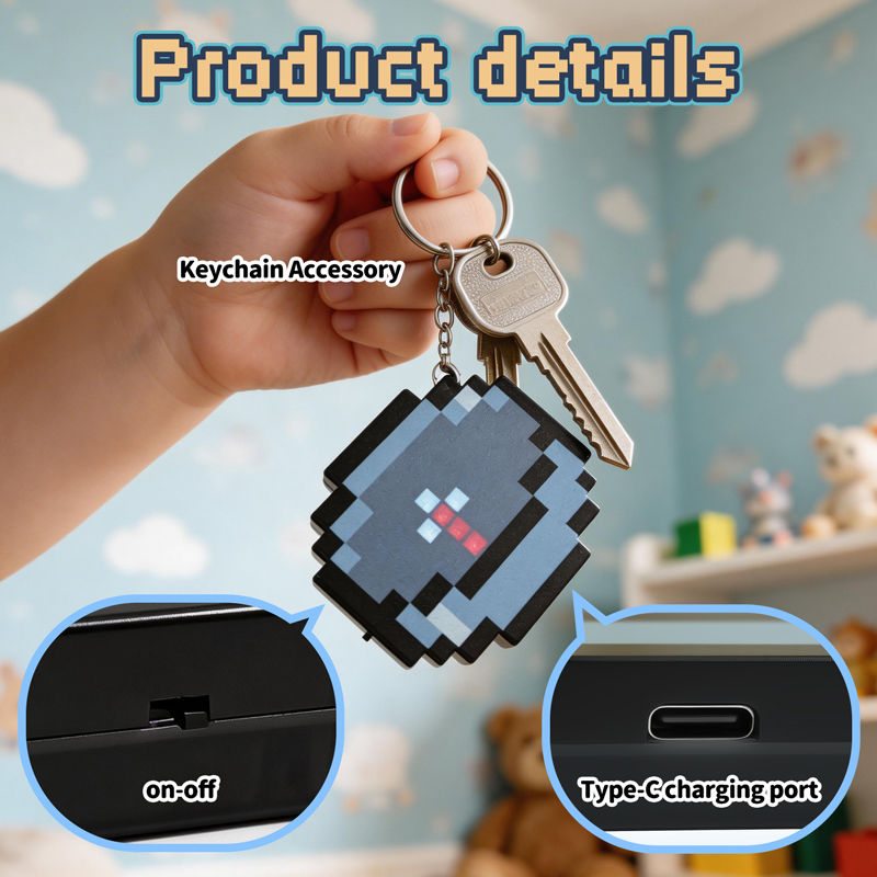 Gaming Accessories For 10 Year Old Boy - 2026 YENİ Şarj Edilebilir Piksel Pusula