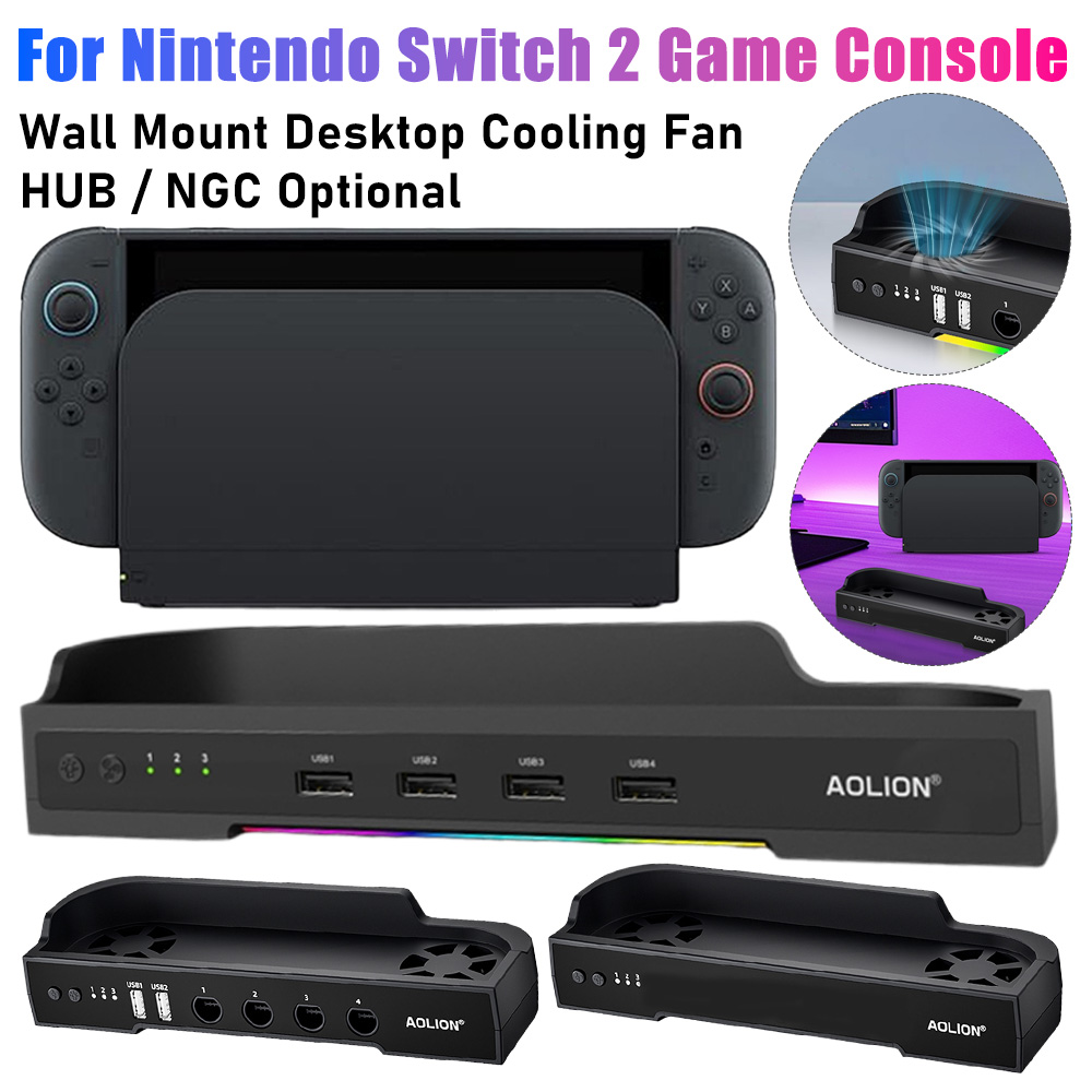 Gaming Accessories Wall Mount - Switch 2 Oyun Konsolu Soğutma Fanı