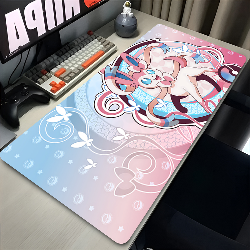 Gaming Accessories Setup - Büyük Pembe Sevimli Mousepad XXL Oyun