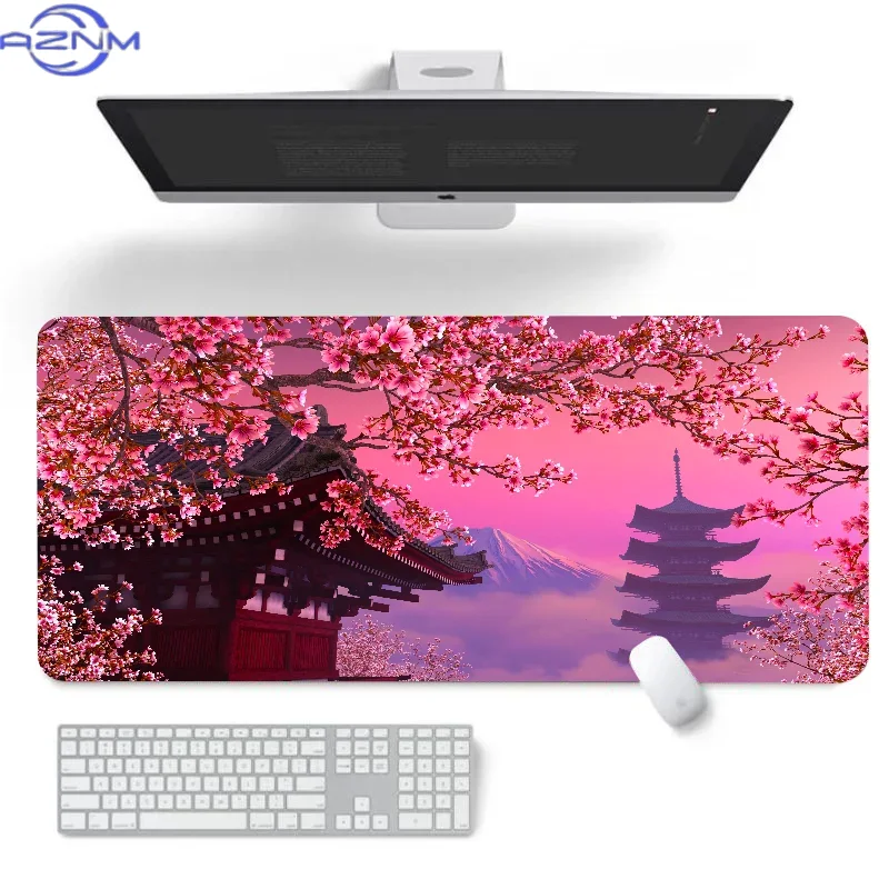 Gaming Accessories Pc Setup - Cherry Blossoms XXL Mouse Pad Oyun