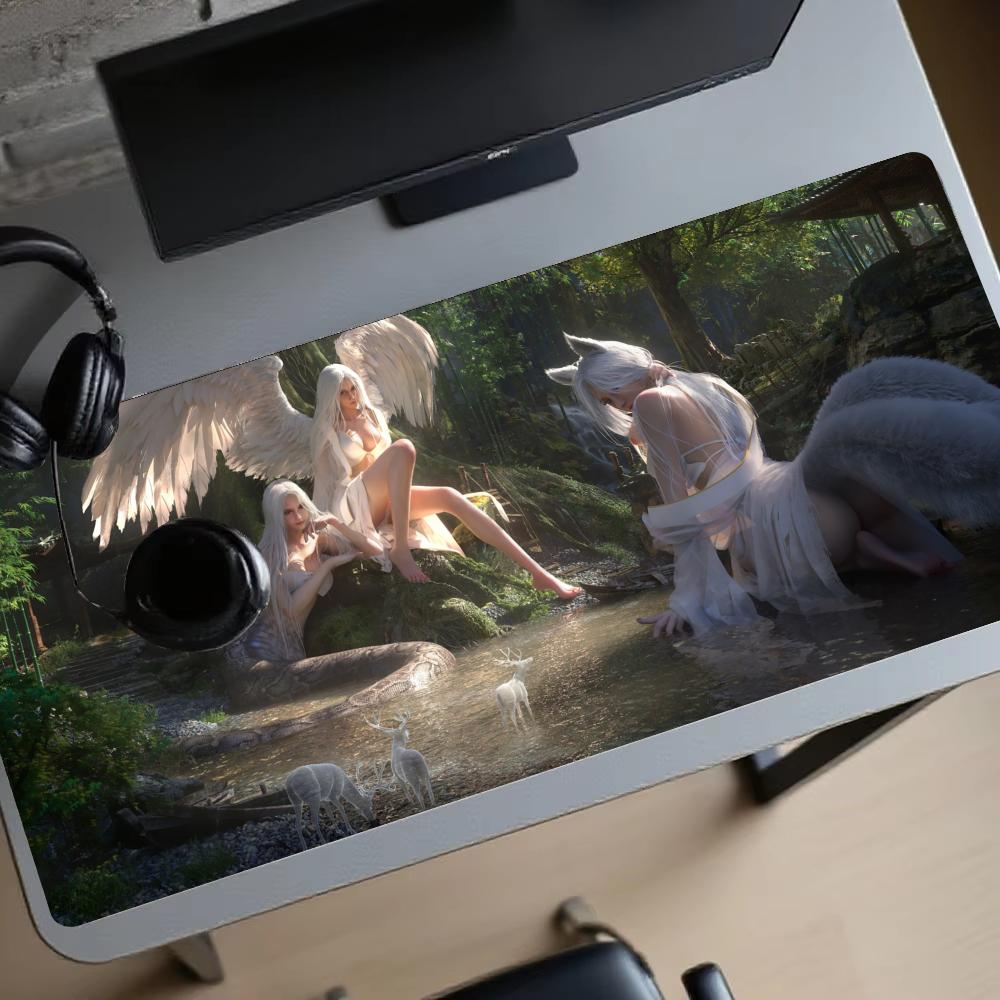 Orman kızı Oyun Matları Genişl - Gaming Accessories Pc Setup incelemesi ve fiyatı