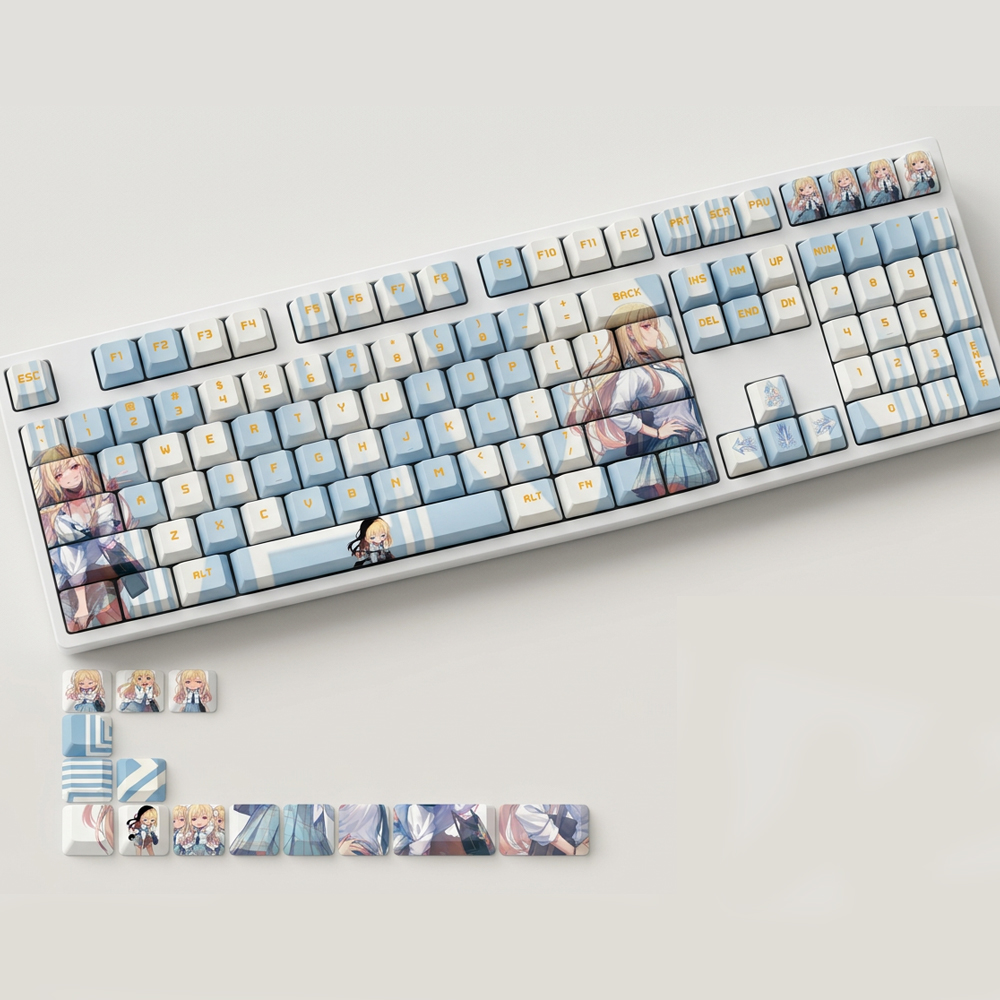 Anime Oyun Klavye Tuşları 122  - Gaming Set Accessories incelemesi ve fiyatı