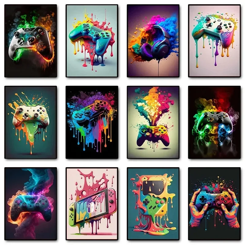 Renkli Pop Art Oyun Kumandası  - Gaming Accessories For Room incelemesi ve fiyatı
