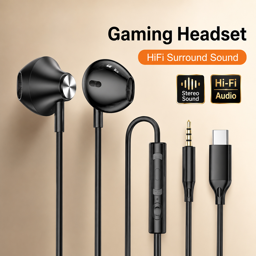 HiFi surround kulaklıklar bas  - Gaming Headphone Accessories incelemesi ve fiyatı