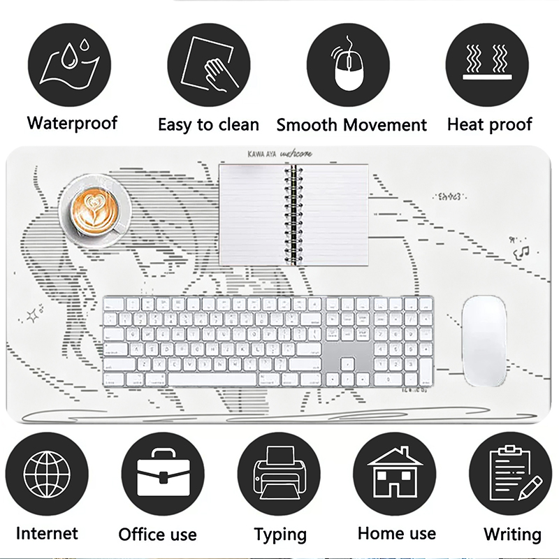 1 adet deri Mouse Pad Anime me - Gaming Accessories Setup incelemesi ve fiyatı